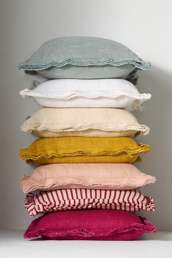 Slide View: 14: Luxe Linen Blend Cushion