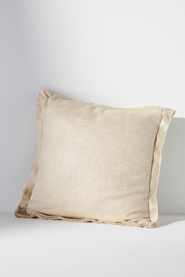 Slide View: 2: Luxe Linen Blend Cushion