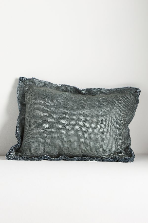 Slide View: 2: Luxe Linen Blend Pillow