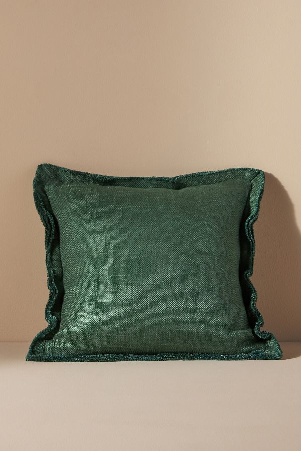 Slide View: 2: Luxe Linen Blend Pillow