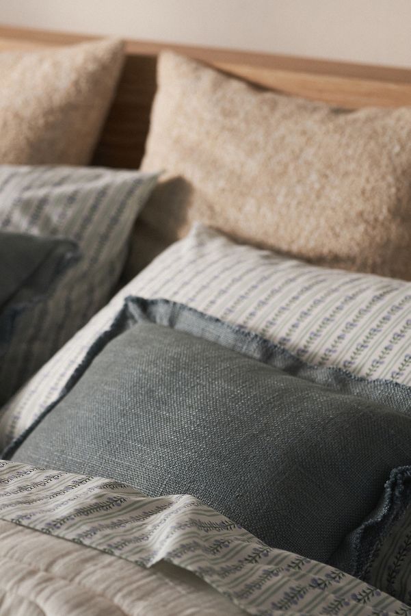 Slide View: 14: Luxe Linen Blend Cushion