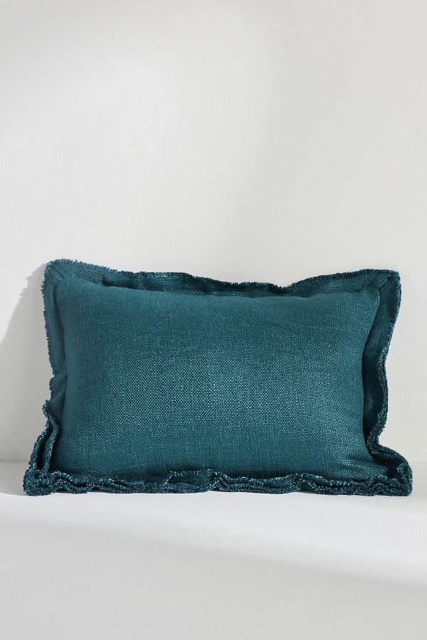 Slide View: 2: Luxe Linen Blend Pillow