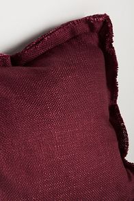 Slide View: 3: Luxe Linen Blend Pillow