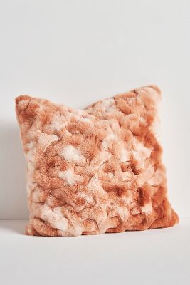 Luxe Sculpted Faux-Fur Pillow