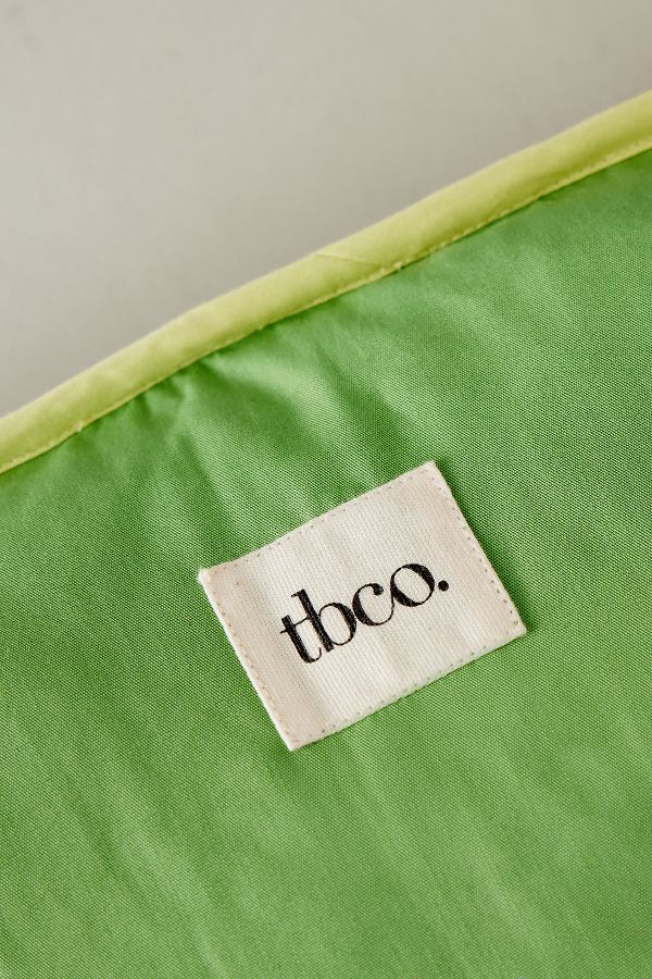 Slide View: 3: TBCo Green Argyle Rectangle Cushion