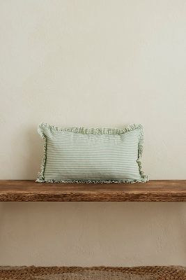 Ellenvale Interiors Sage Stripe Cushion