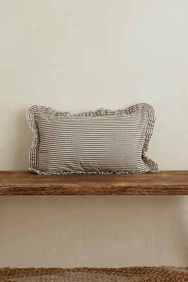 Ellenvale Interiors Brown Stripe Cushion