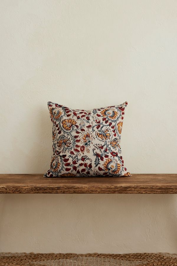 Slide View: 1: Ellenvale Interiors Francesca Abstract Floral Cushion