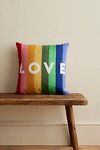 Thumbnail View 1: The Pillow Drop Love Square Cushion