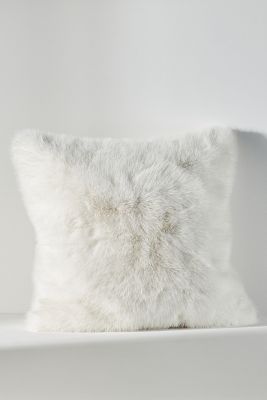 Chloe Tipped Faux-Fur Pillow