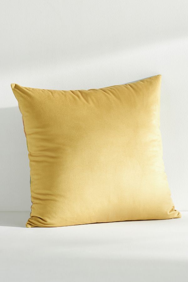 Slide View: 3: Colliere Floral Velvet Pillow