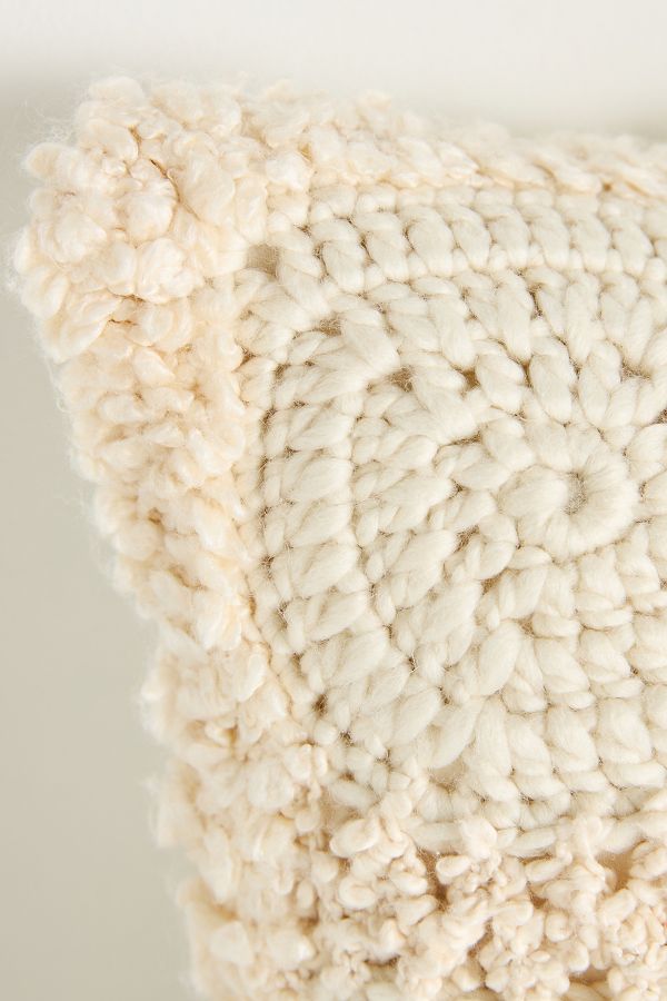 Slide View: 4: Aspen Crochet Pillow