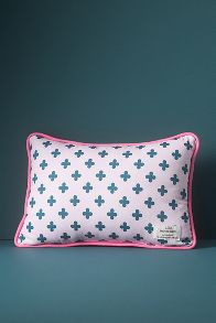 Slide View: 2: Lou Benesch x Anthropologie Mini Stargazer Embroidered Cotton Zodiac Pillow