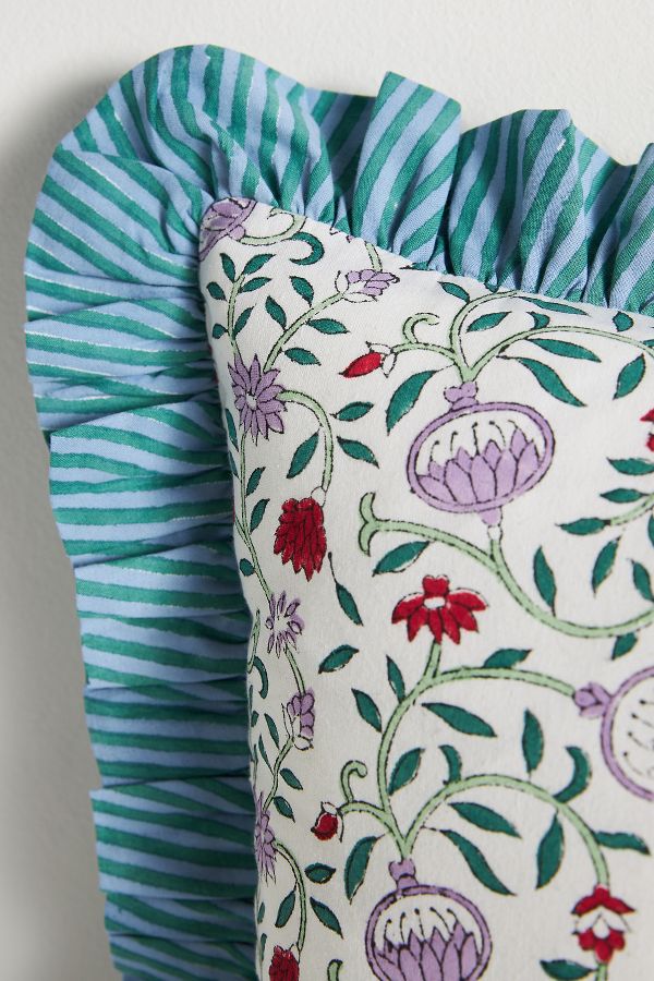 Slide View: 3: Furbish Studio Ruffle Pillow