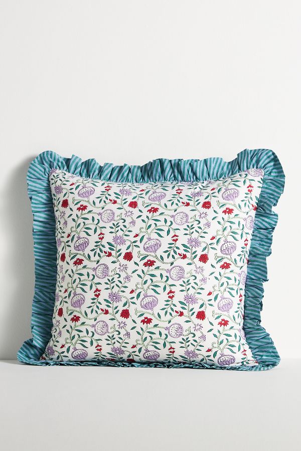 Slide View: 1: Furbish Studio Ruffle Pillow