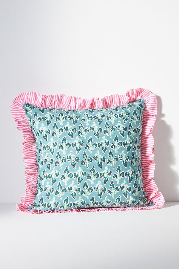 Slide View: 4: Furbish Studio Ruffle Pillow