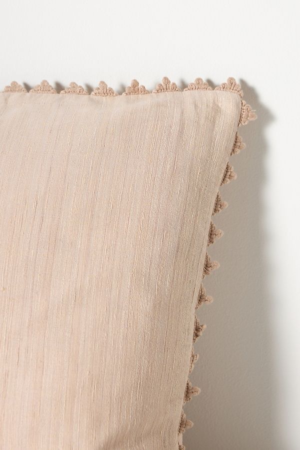 Slide View: 3: Clementine Silk Woven Pillow