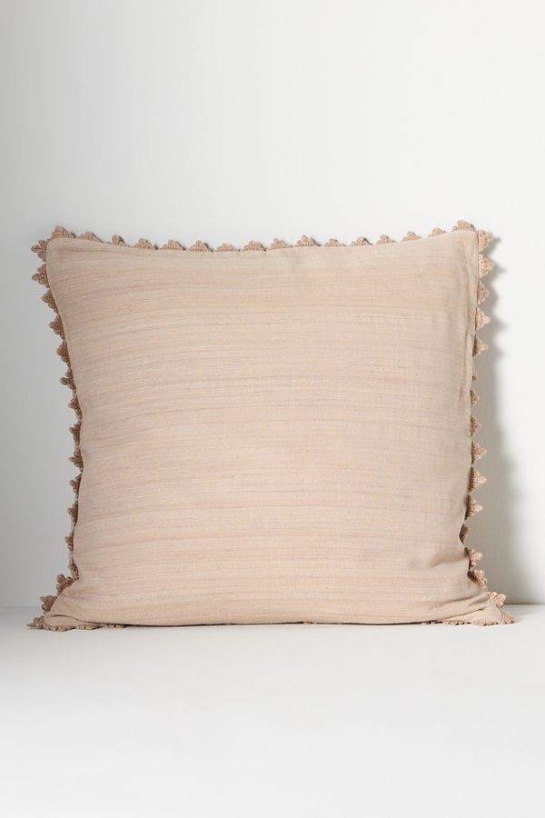 Slide View: 1: Clementine Silk Woven Pillow