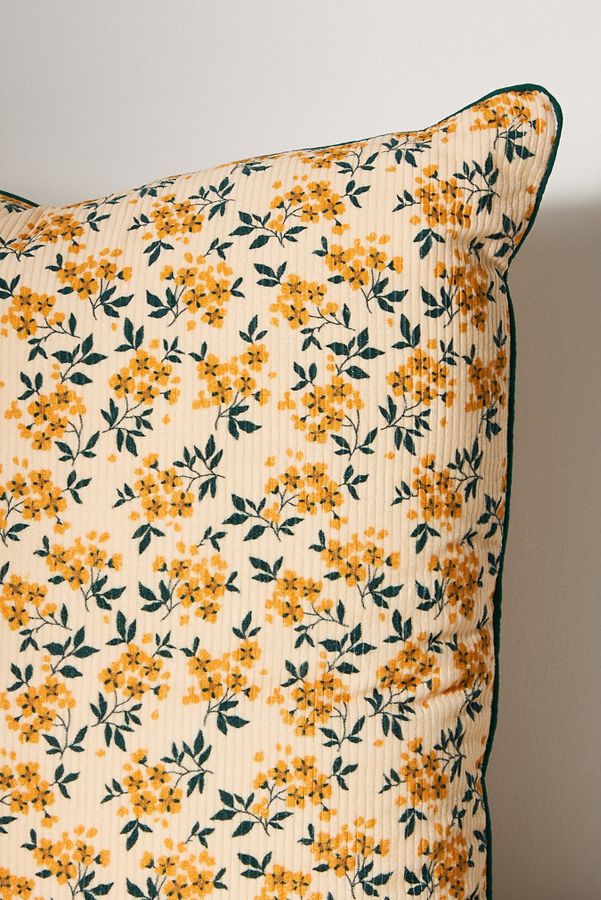 Slide View: 4: Vera Cotton Floral Printed Pillow