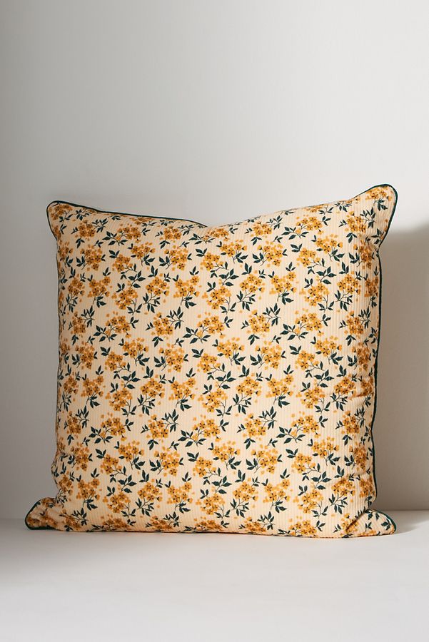 Slide View: 1: Vera Cotton Floral Printed Pillow