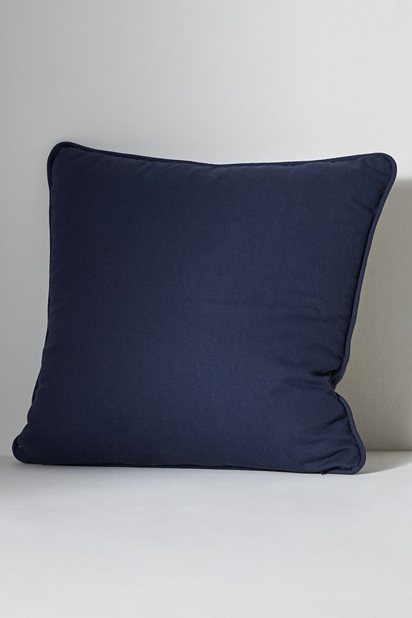 Slide View: 3: Mirabelle Cotton Embroidered Pillow