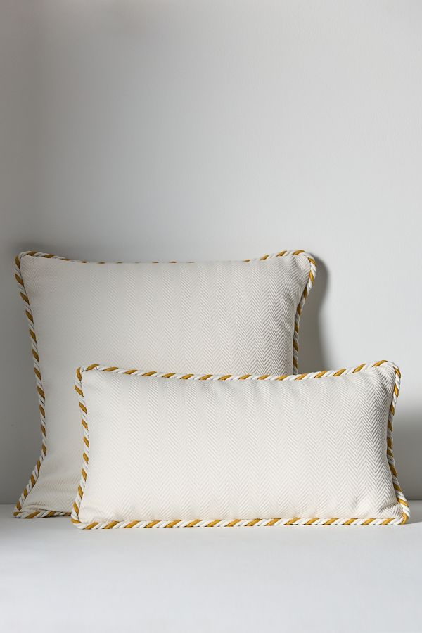 Slide View: 3: Kayla Cotton Herringbone Pillow