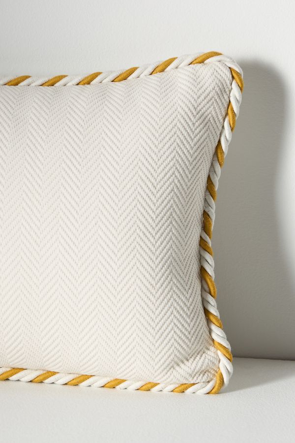 Slide View: 4: Kayla Cotton Herringbone Pillow