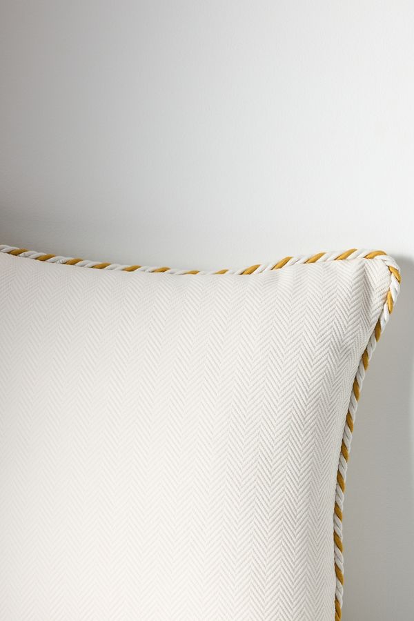 Slide View: 5: Kayla Cotton Herringbone Pillow