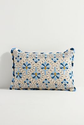 Georgia Cotton Embroidered Cushion