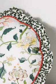 Slide View: 4: Hattie Cotton Floral Printed Pillow