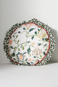 Slide View: 2: Hattie Cotton Floral Printed Pillow