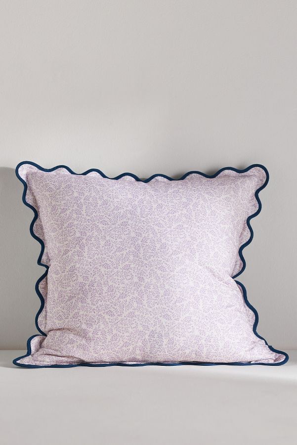 Slide View: 3: Eudora Embroidered Scalloped Pillow