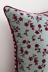 Thumbnail View 4: Alva Floral Cotton Velvet Pillow