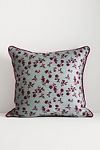 Thumbnail View 1: Alva Floral Cotton Velvet Pillow