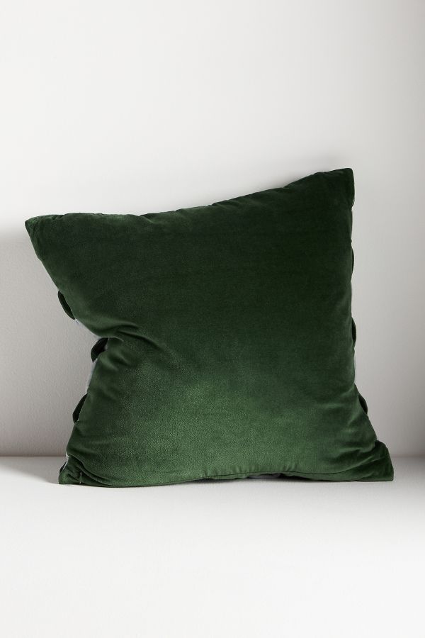 Slide View: 3: Larsen Chunky Woven Velvet Pillow