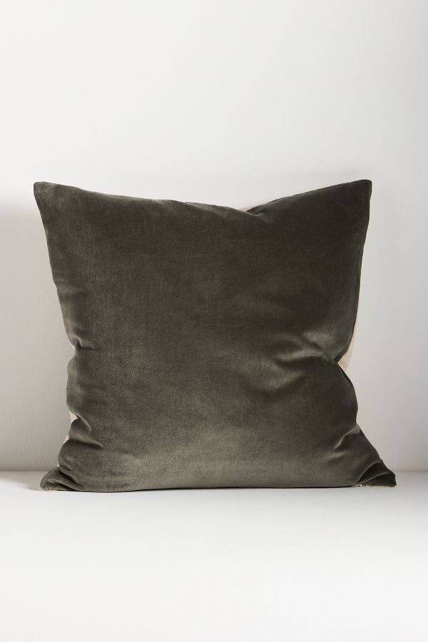 Slide View: 3: Cotton Velvet Frame Pillow