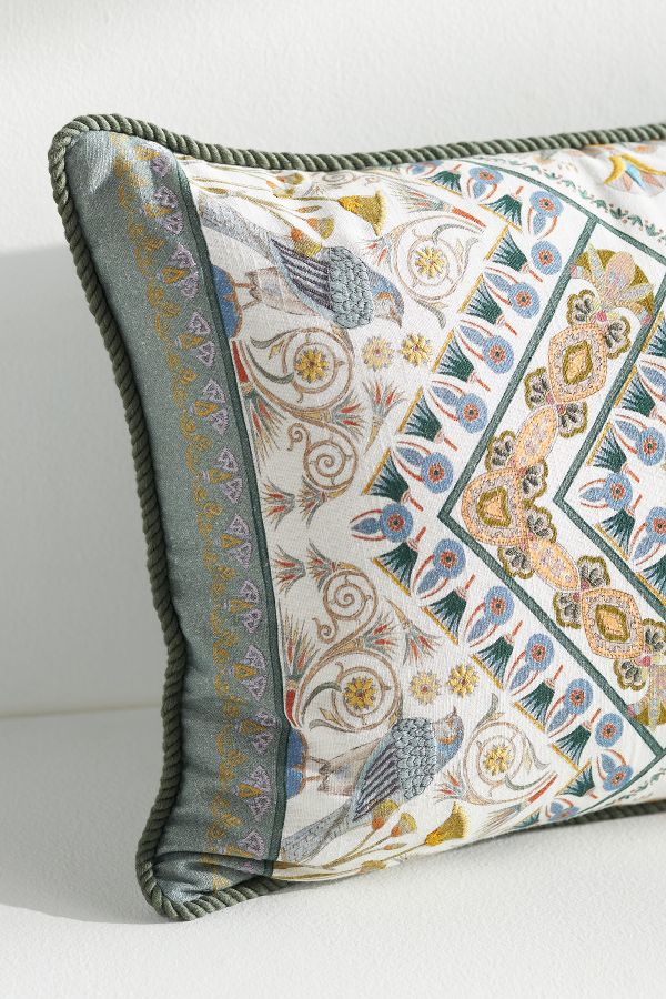 Slide View: 4: Farrah Hand-Embroidered Cushion