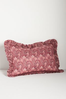 Coco & Wolf Silk Ruffle Cushion Cover