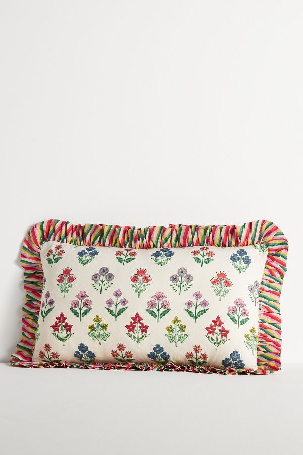 Slide View: 4: Furbish Studio Ruffle Pillow Cover