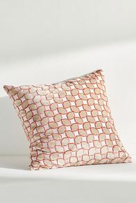 Slide View: 1: Gracen Geometric Velvet Pillow