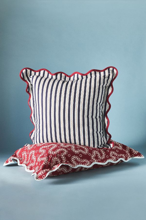 Slide View: 3: Matilda Goad & Co. Scalloped Cushion