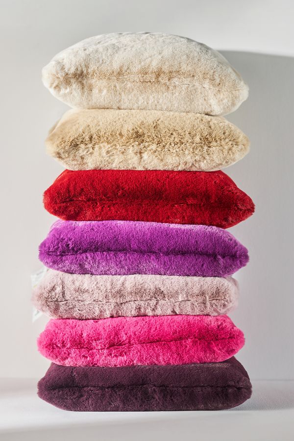 Slide View: 2: Sophie Faux Fur Cushion