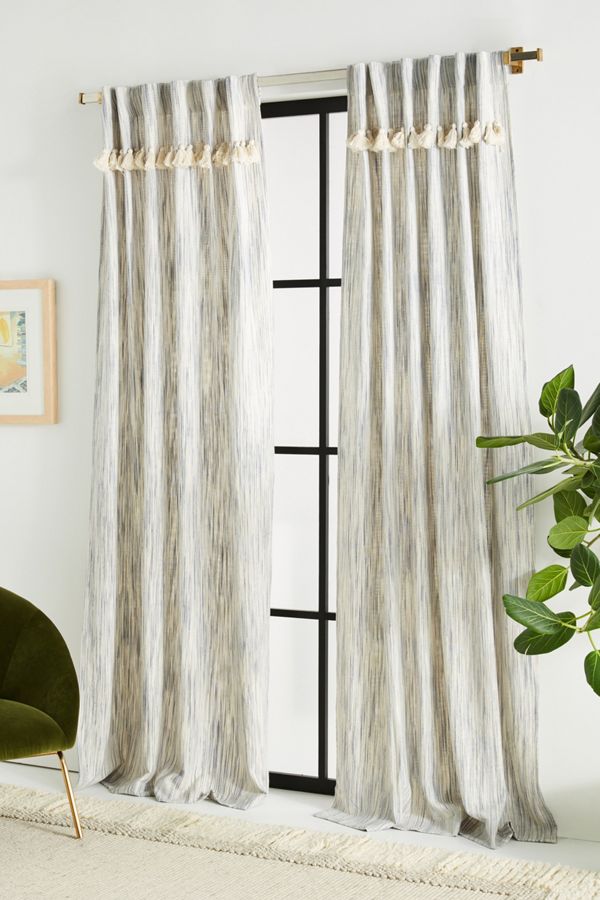 Tasseled Sadie Curtains Set Of 2 Anthropologie