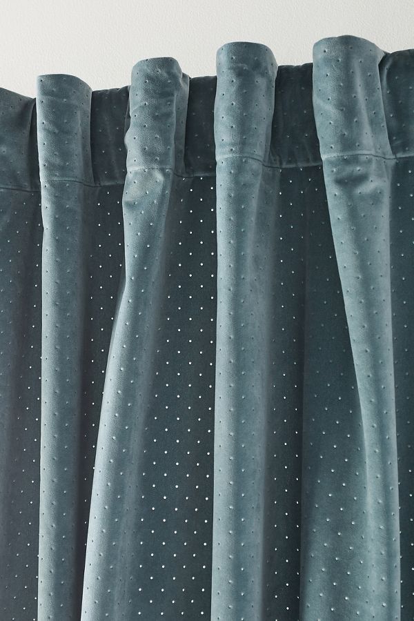 Slide View: 2: Velvet Louise Curtain