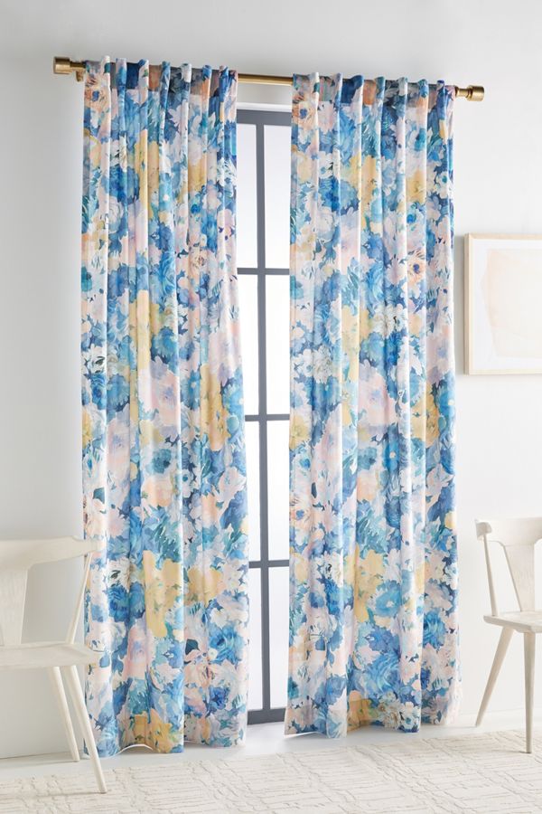 Helen Dealtry Velvet Lilac Curtain Anthropologie