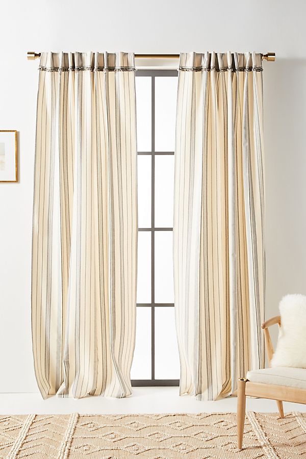 Slide View: 1: Fatima Curtains, Set of 2