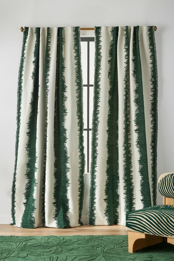 Slide View: 1: Maiko Jacquard-Woven Curtain