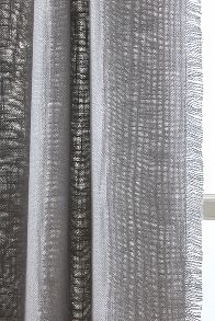 Slide View: 3: Luxe Linen Blend Woven Curtain