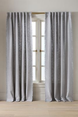 Luxe Linen Blend Woven Curtain