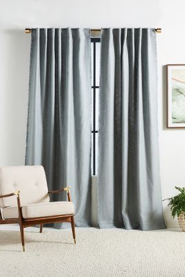 Luxe Linen Blend Woven Curtain